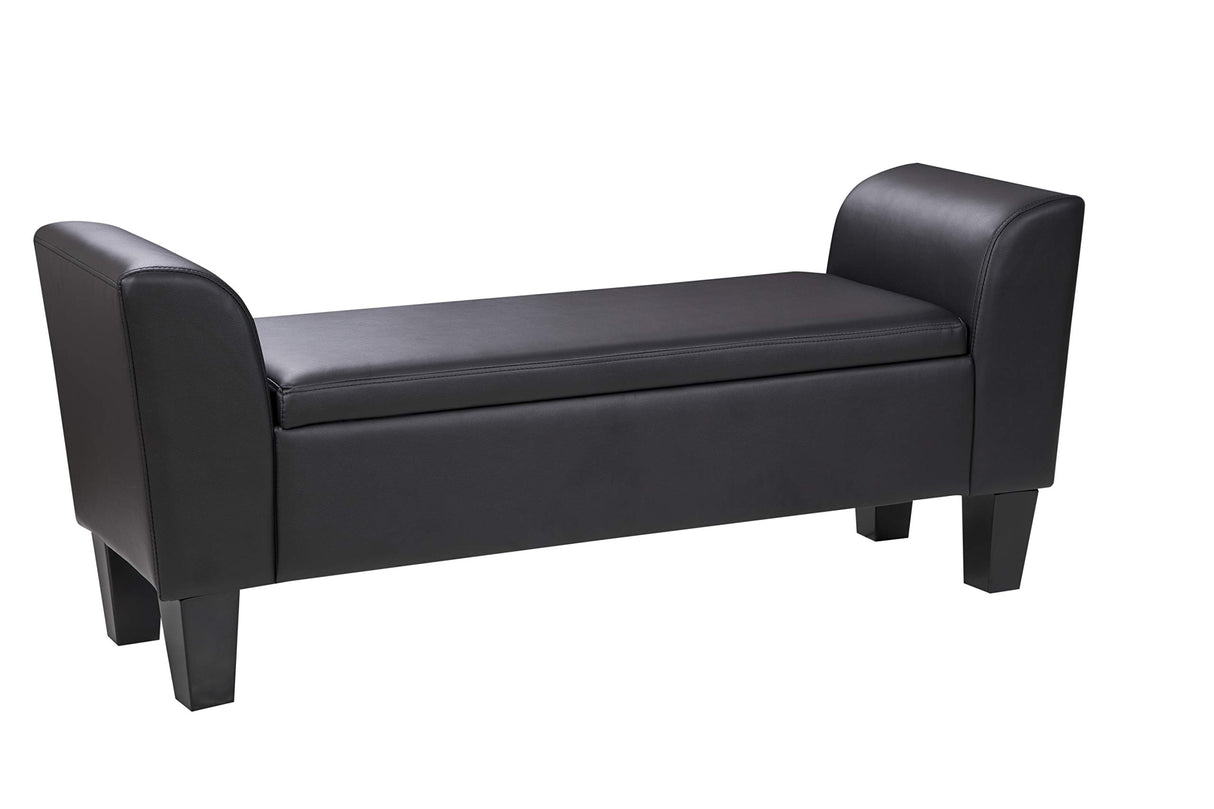 Claire Upholstered Flip Top Storage Bench