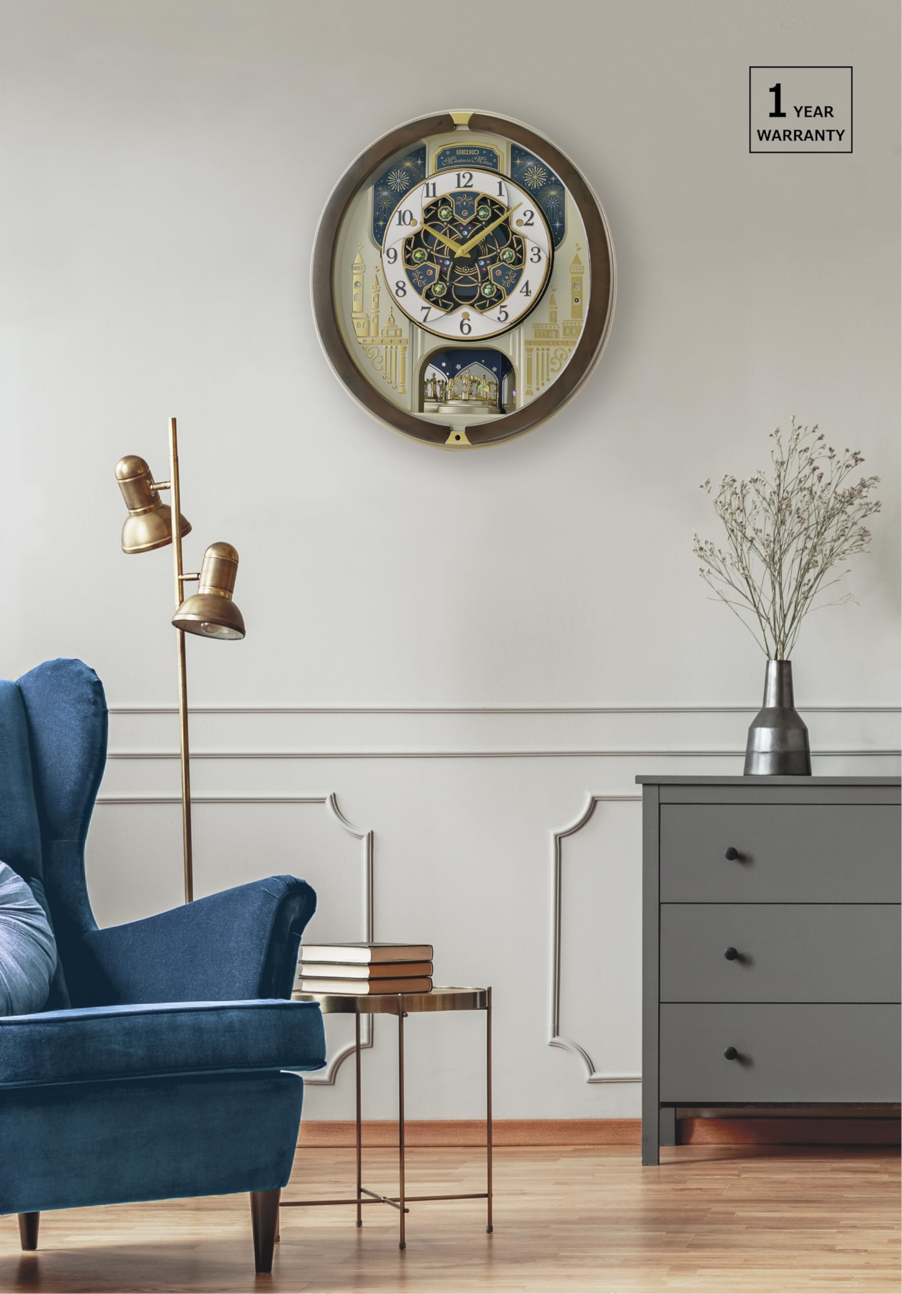 Melodies in Motion Musical Wall Clock, Festival