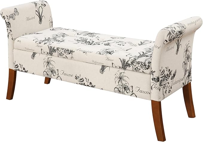 Concepts Designs4Comfort Garbo Upholstered Storage Bench