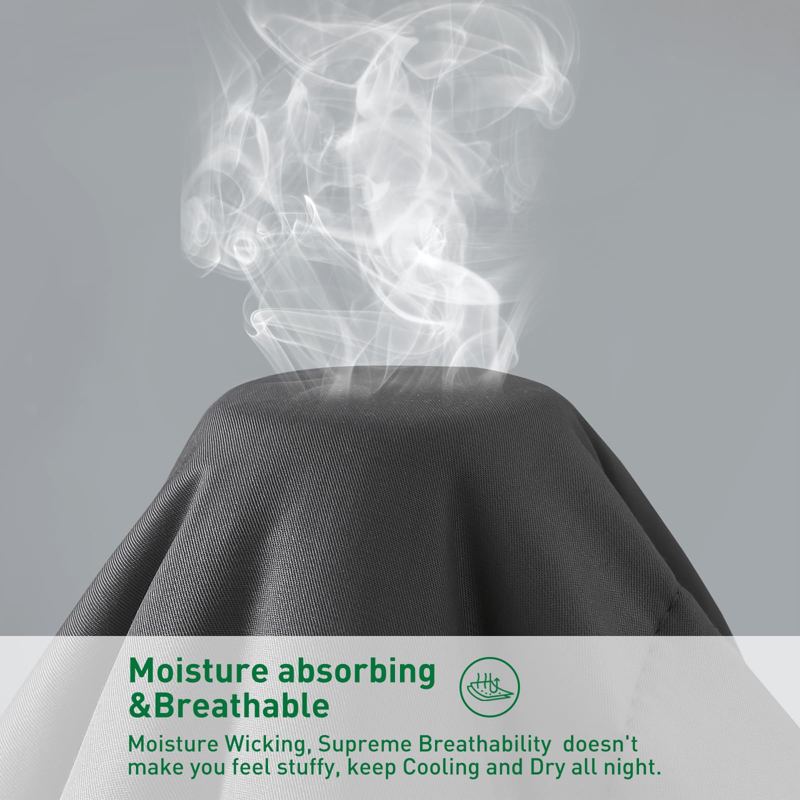 100% Viscose Made from Bamboo Comforter for Hot Sleepers- Soft Breathable Silky Duvet Insert Full