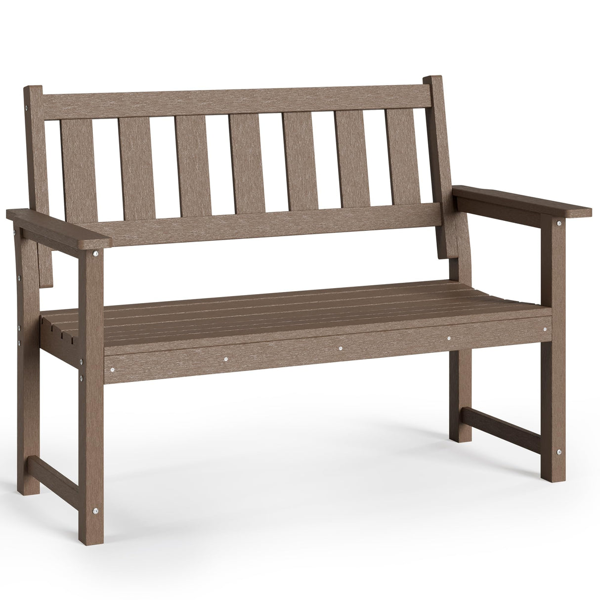 Outdoor Bench, 50’’ All Weather and Fade Resistant Memorial Bench