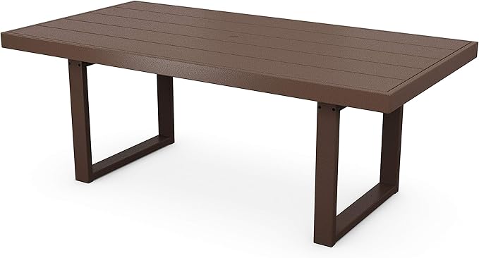 Edge Dining Table, Black (78 x 29.25 x 40.15 (WxHxD), 142 pounds