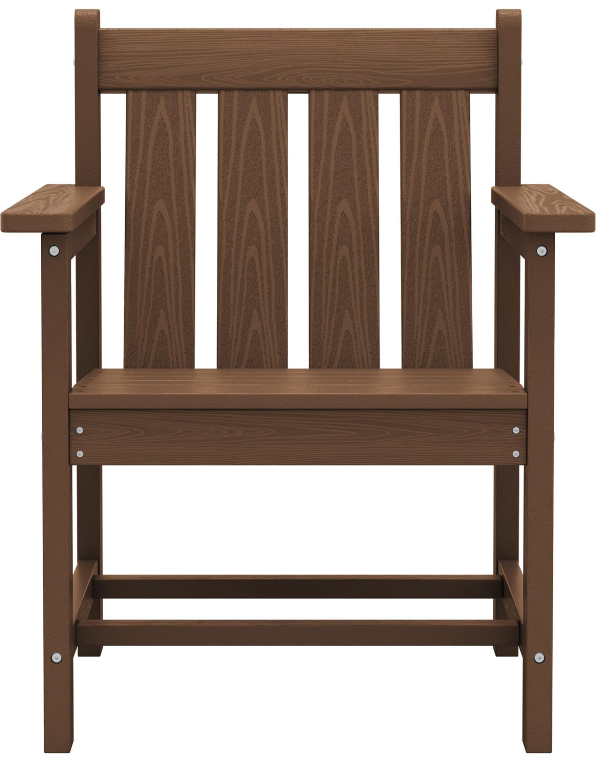 3 Pieces Patio Bistro Set, All Weather Adirondack Chair Set with Side Table