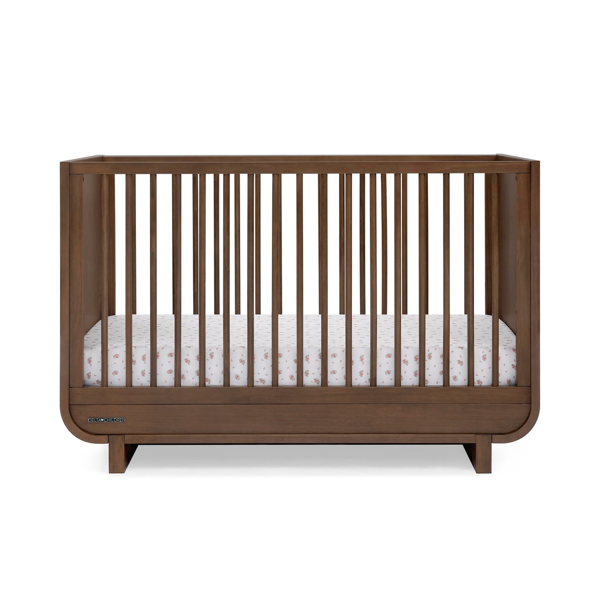 Rhodes 4-in-1 Convertible Crib - Greenguard Gold Certified, Teak Brown
