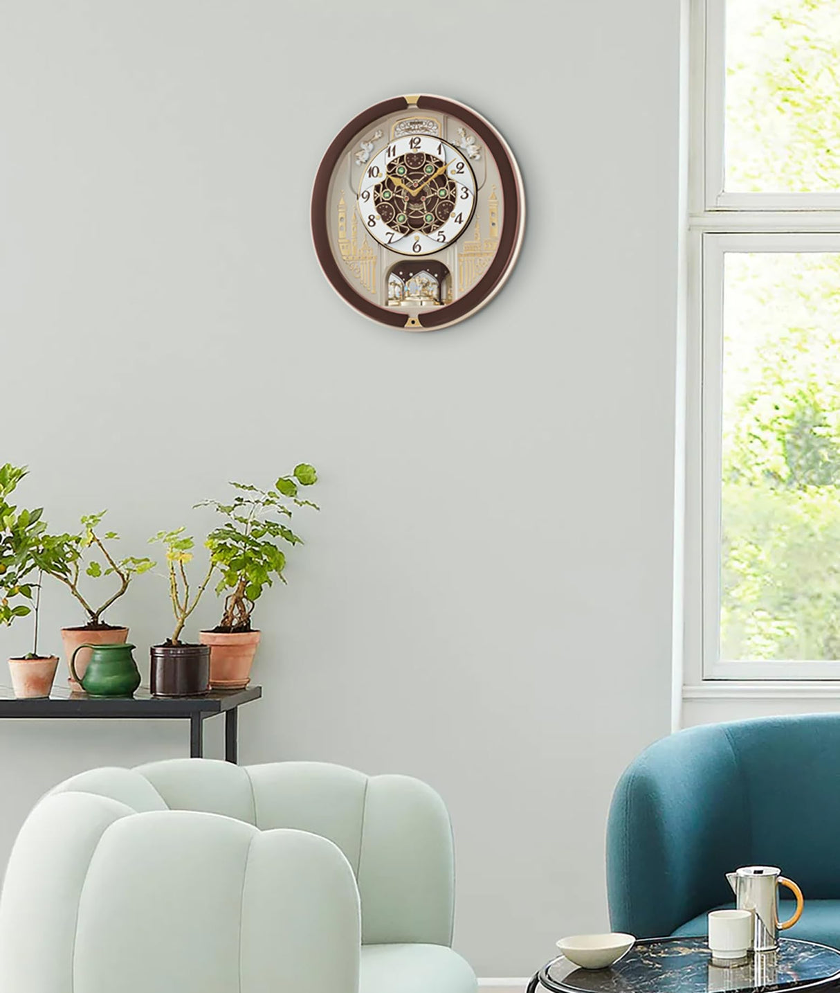 Melodies in Motion Musical Wall Clock, Spring Dance