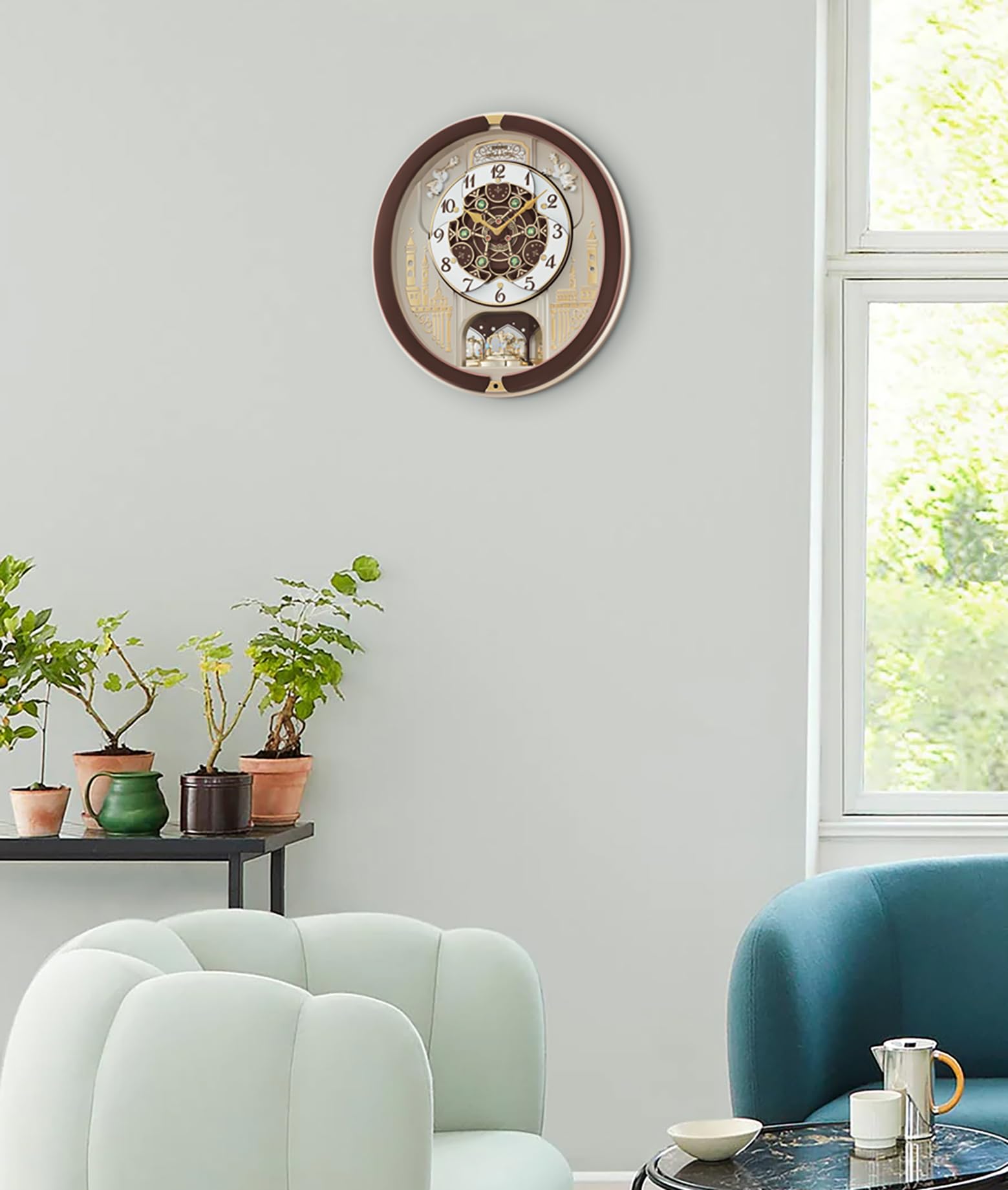 Melodies in Motion Musical Wall Clock, Spring Dance