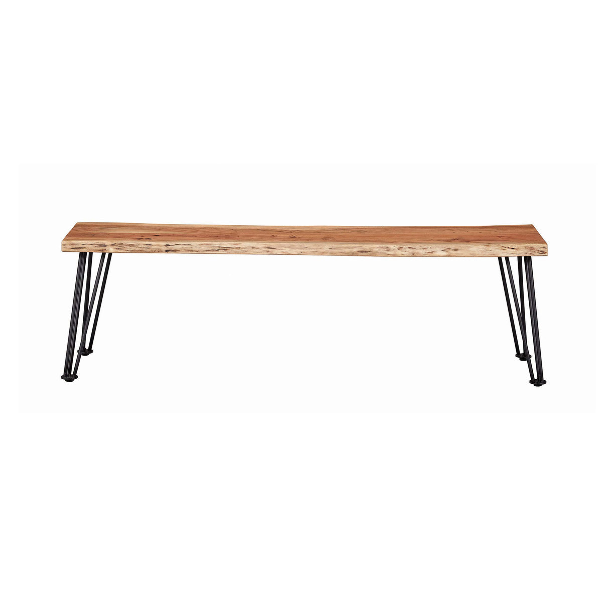 Sherman Modern Solid Wood Live Edge Dining Bench