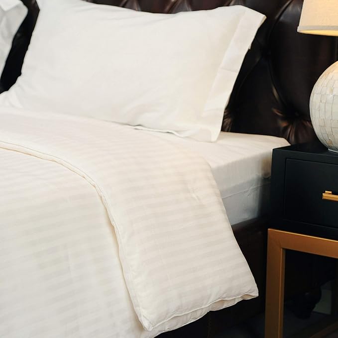 Silk Comforter for Spring/Summer/Fall, 100% Long-Strand Silk Filling, Natural & Breathable (King Size)