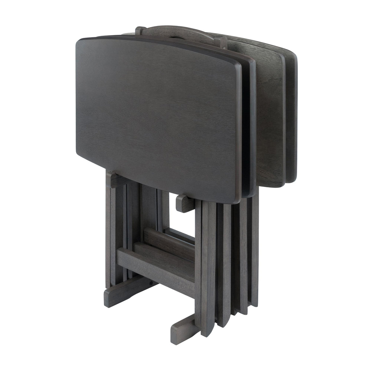 Dorian 5-Pc Folding Snack Table Set – Black