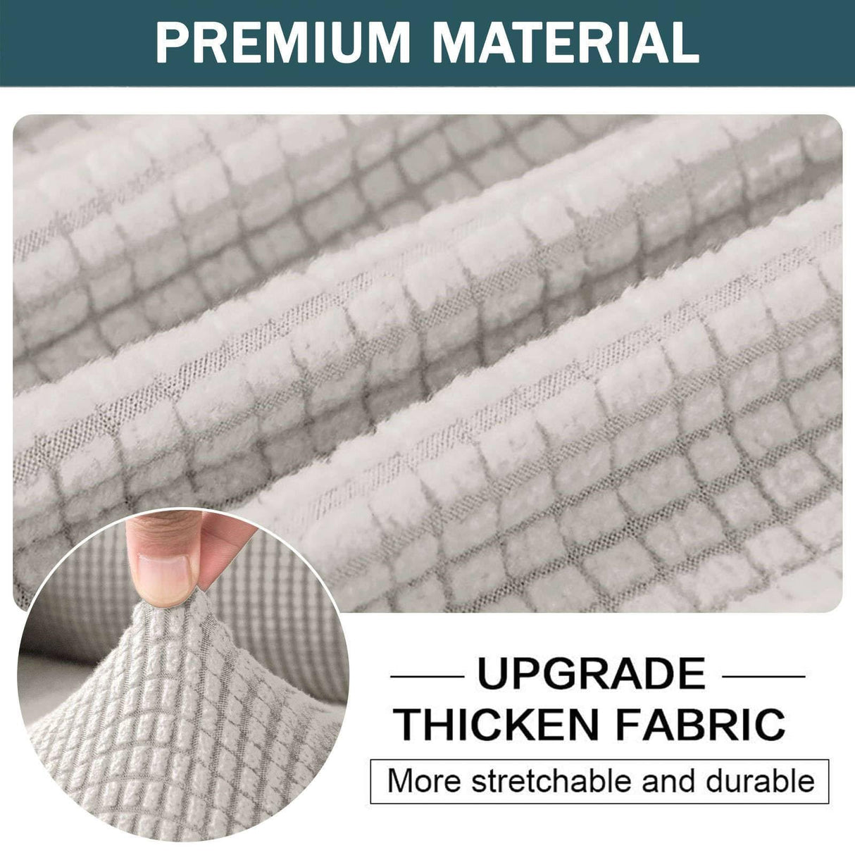 5 Piece Couch Cover for 2 Cushion Couch Loveseat Cover, Spandex Spandex Stretch Sofa Cover