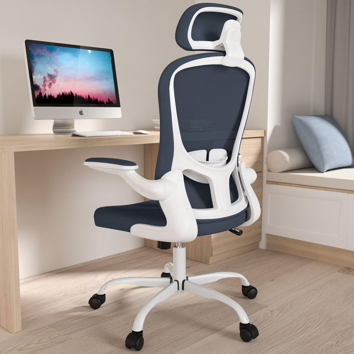Office Chair, High Back Ergonomic Desk Chair, Breathable Mesh Desk Chair