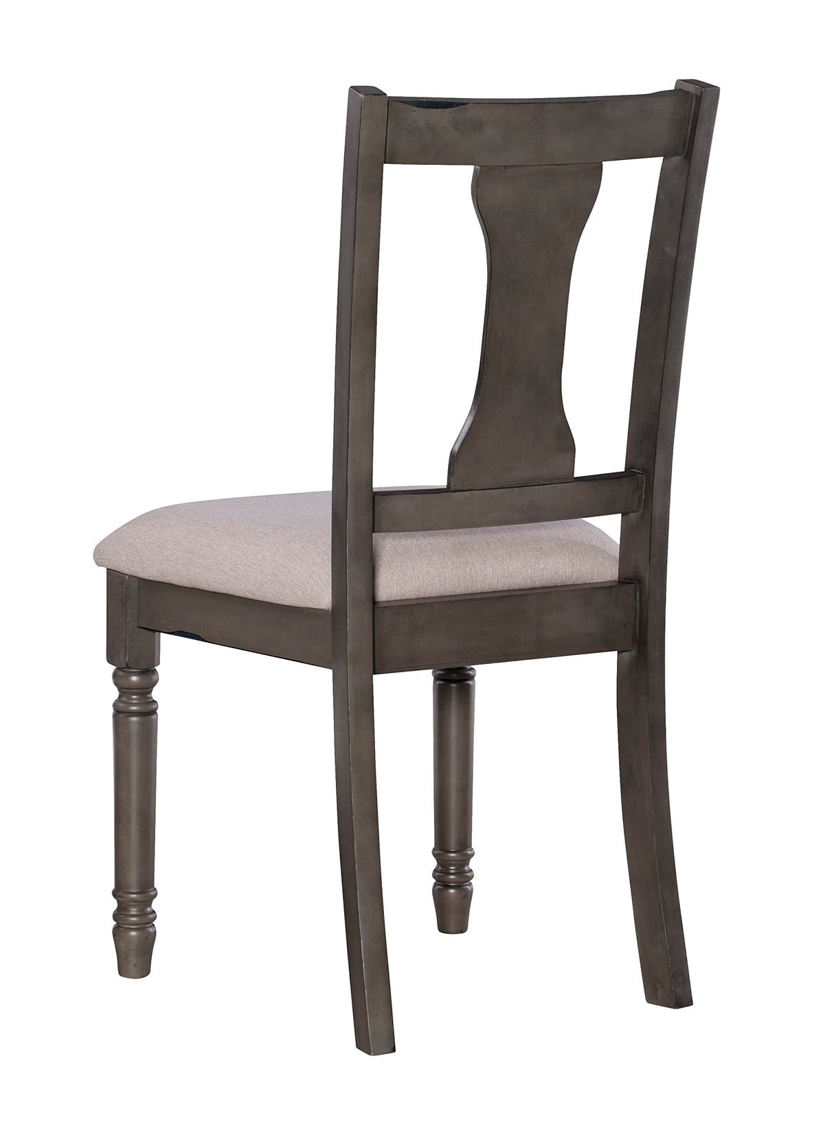 Top Willow Dining Set, Dark Grey & Smokey White