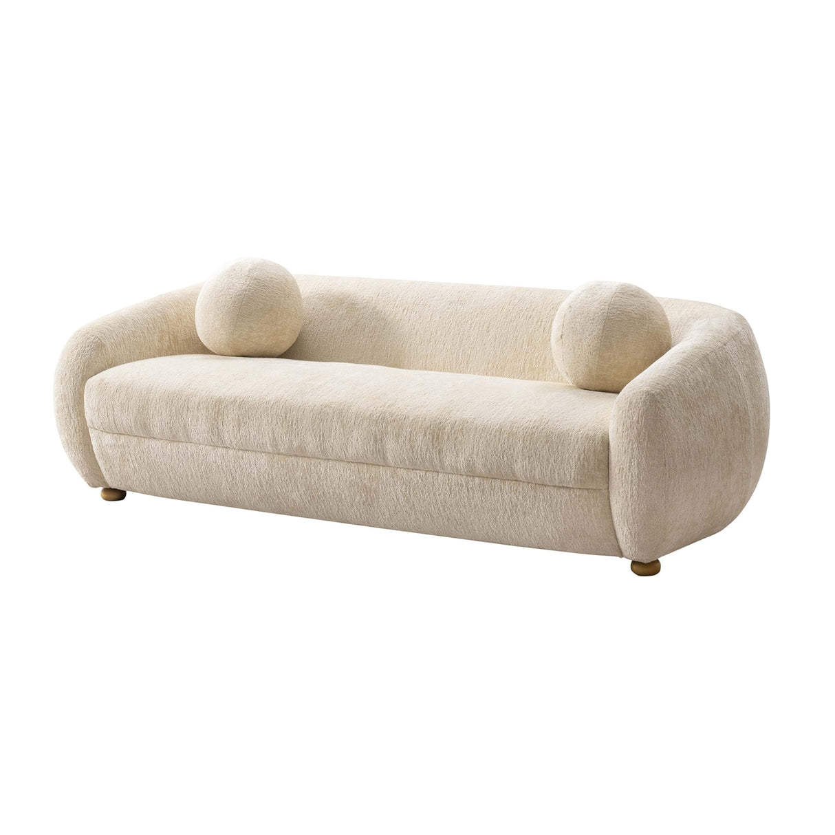 Comfort Tribeca 86" Sofa for Living Room, Upholstered in Chenille Fabric