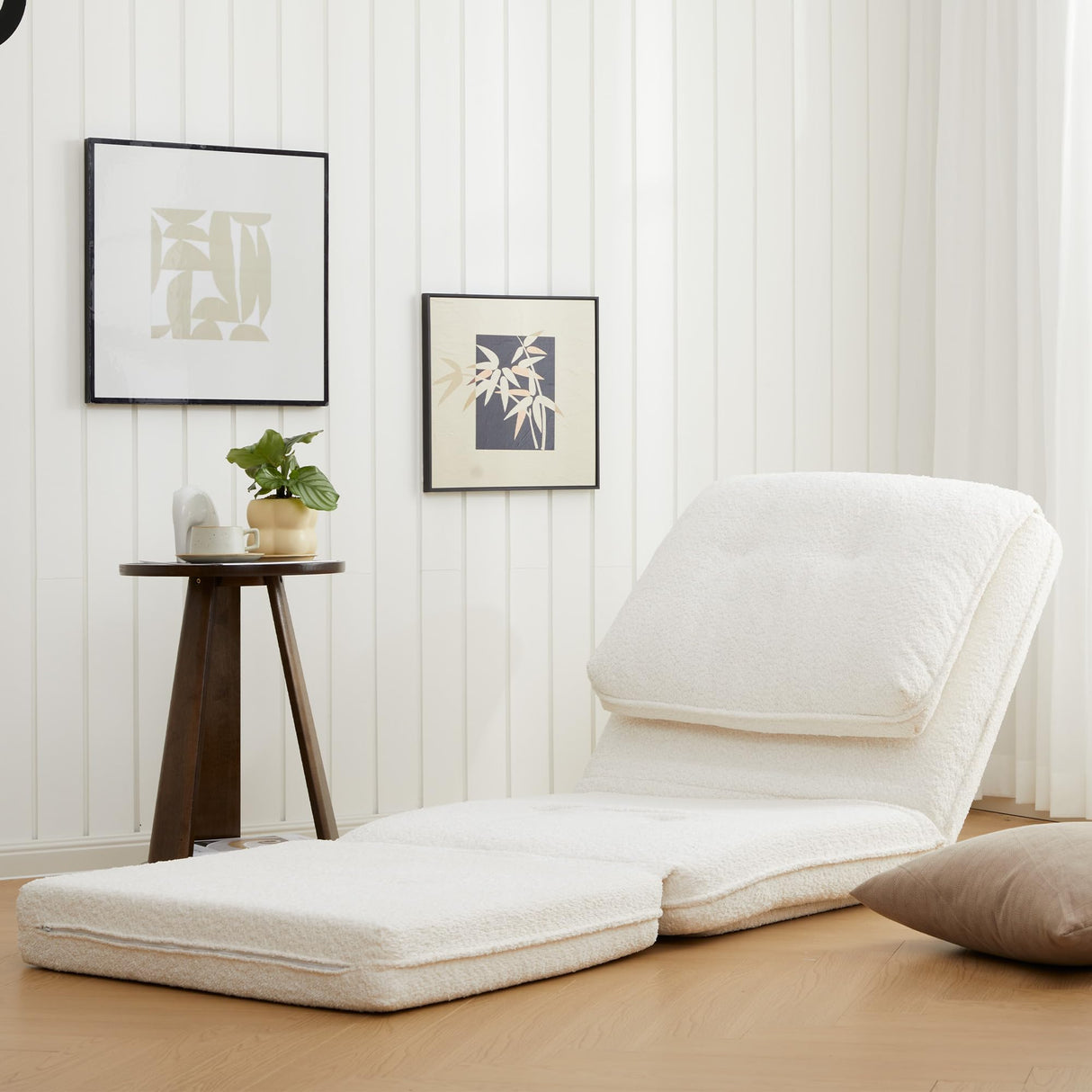 Tatami Lazy Sofa Bed, Cozy Human Dog Bed with 5 Adjustable Positions for Living Room