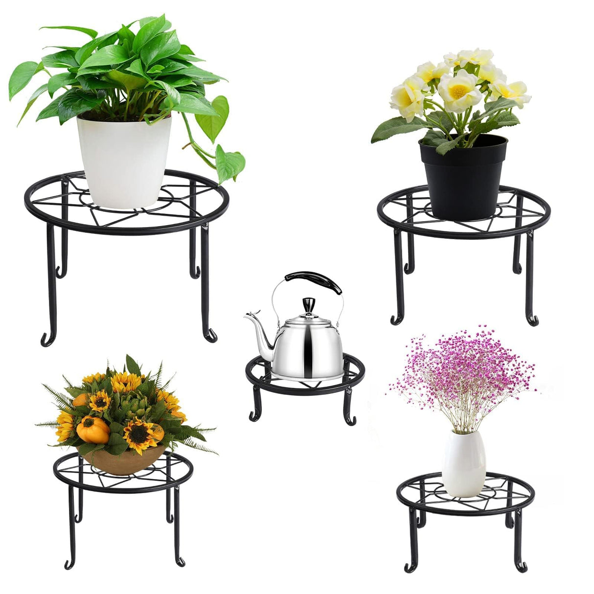EverBloom 5-Tier Metal Plant Stand