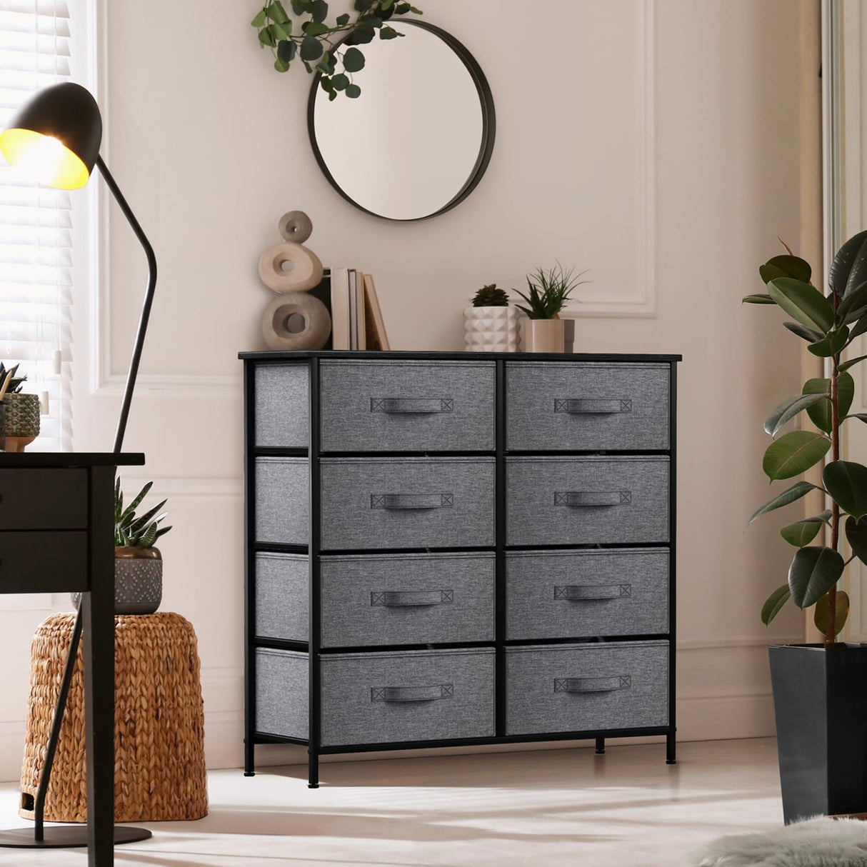 Dresser with 8 Drawers - Chest Organizer Unit