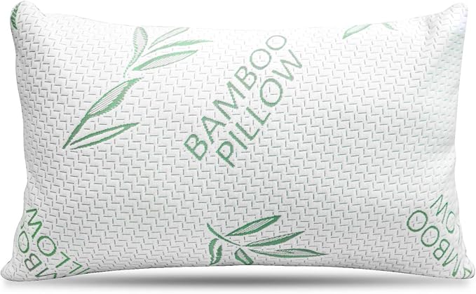 2 Pack King Size Rayon Derived from Bamboo Pillow for