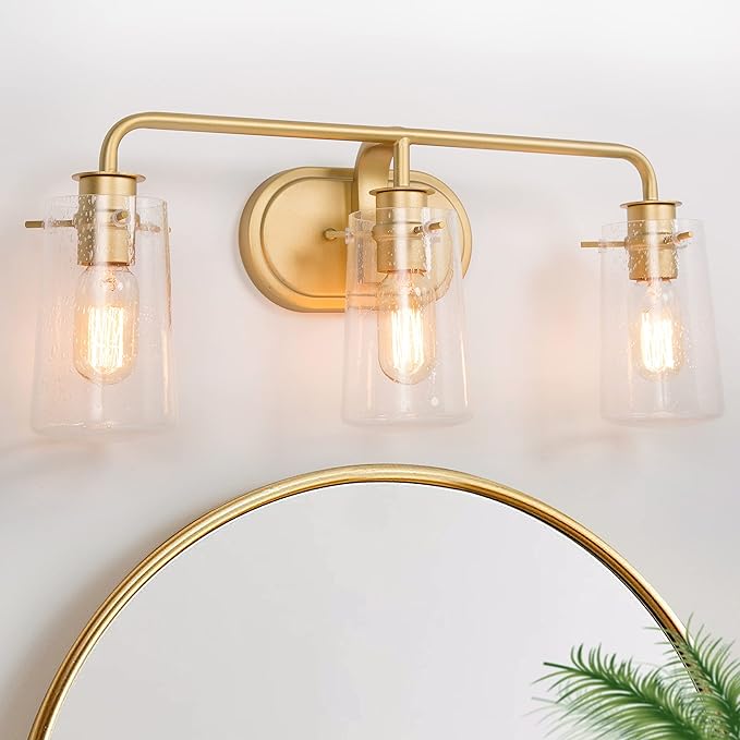 Bathroom Vanity Light, 31'' Gold Bathroom Light Fixtures