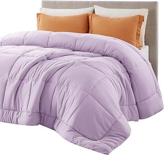 Comforter Duvet Insert - Quilted Comforters Queen Size, All Season Duvet