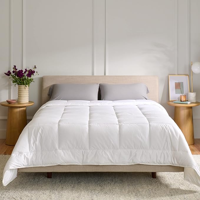 TempBalance Duvet Full/Queen White Temperature Regulating All Season Oversized Down