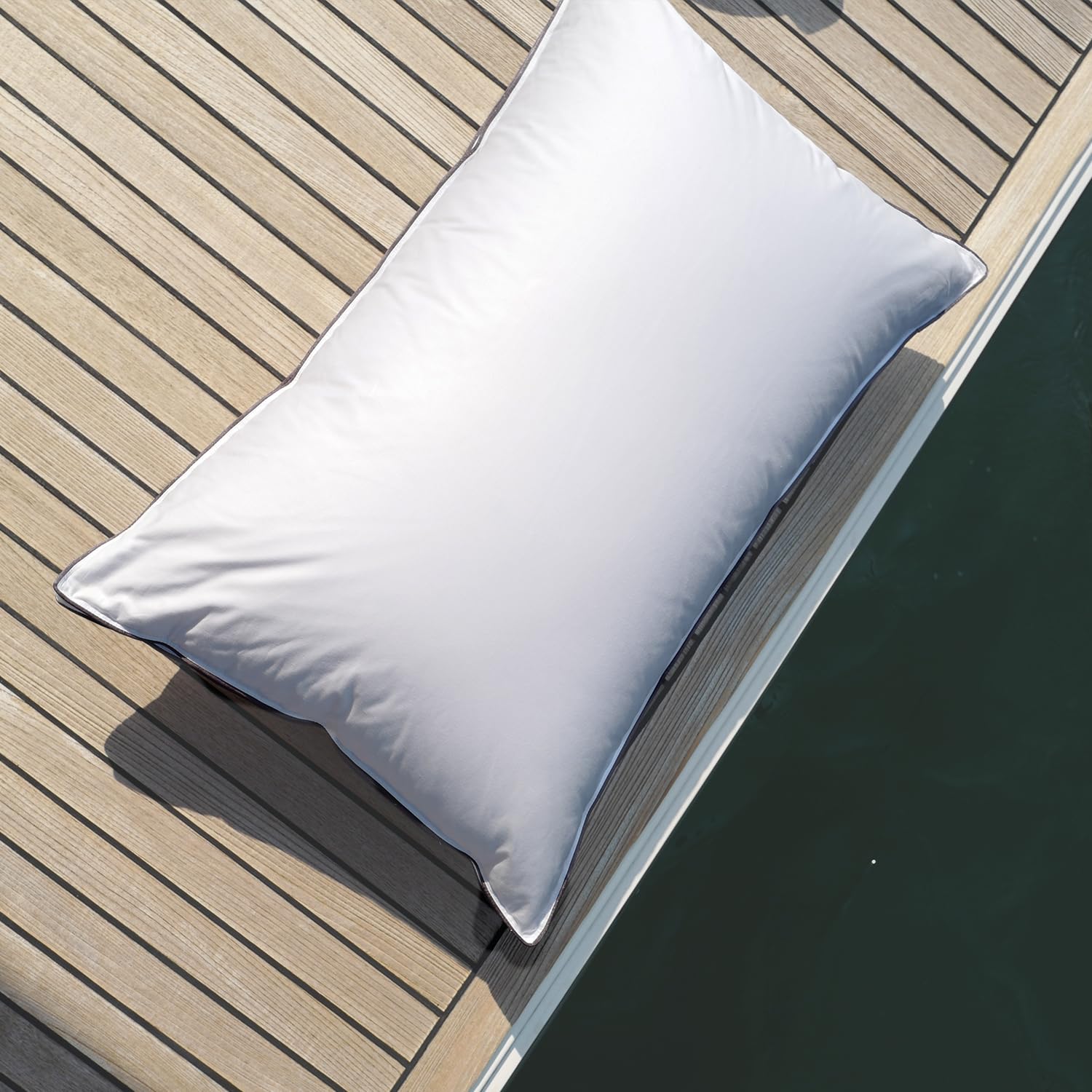 Luxury Premium Goose Down Pillows King Size, Fluffy Bed Pillows