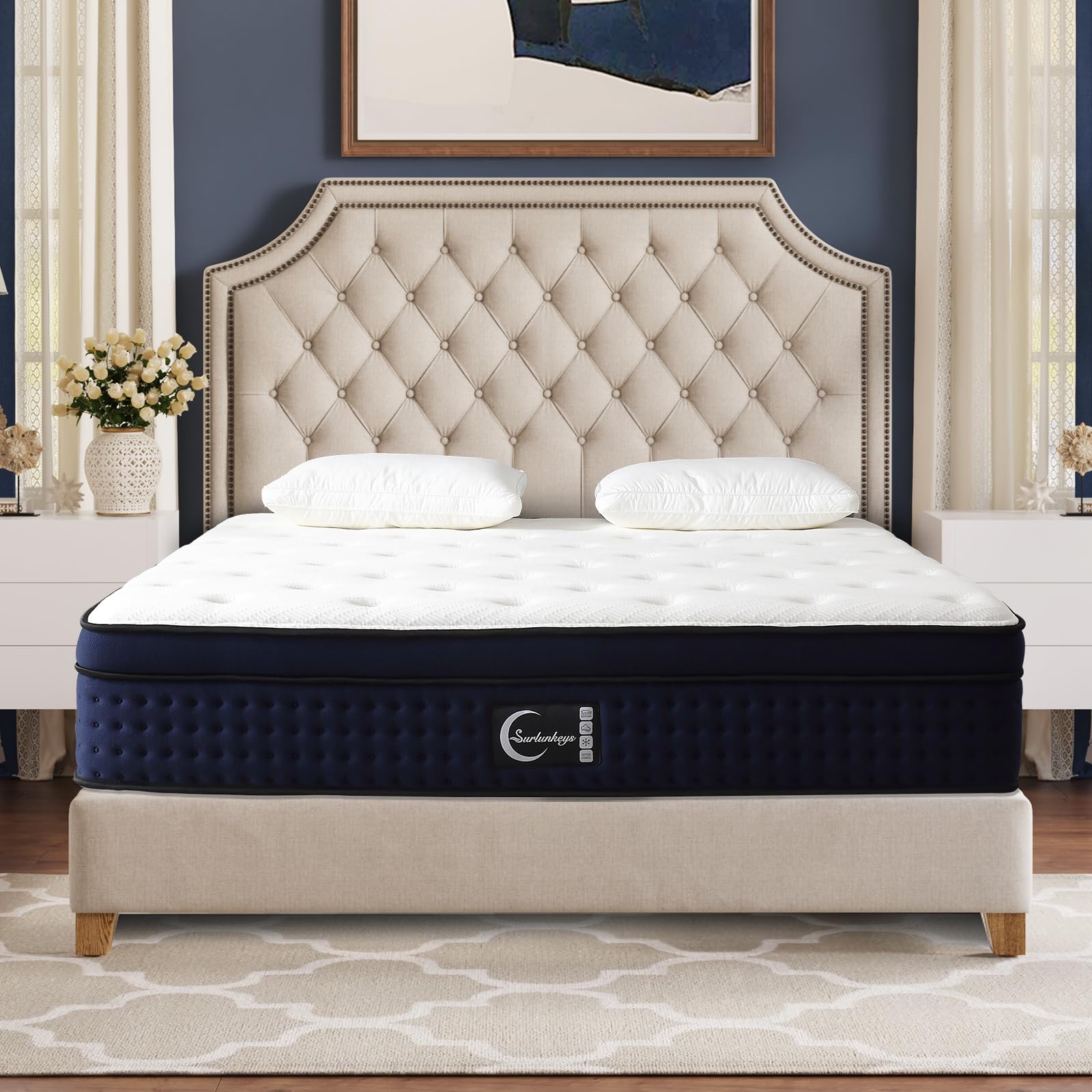 Memory Foam Hybrid Mattress - 14 Inch King Mattress