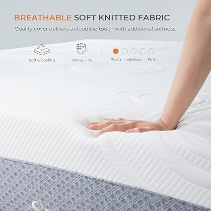 King Mattress, (Upgrade Strengthen) 12 Inch King Size Mattress