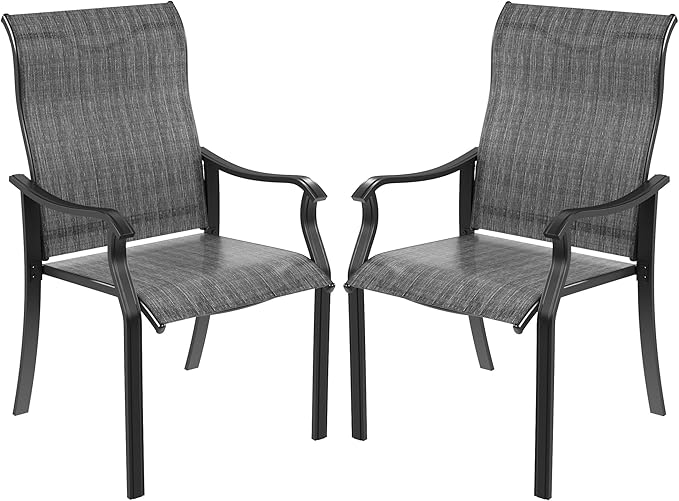 Outdoor Patio Dining Chairs Set of 4, High Back Patio Chairs