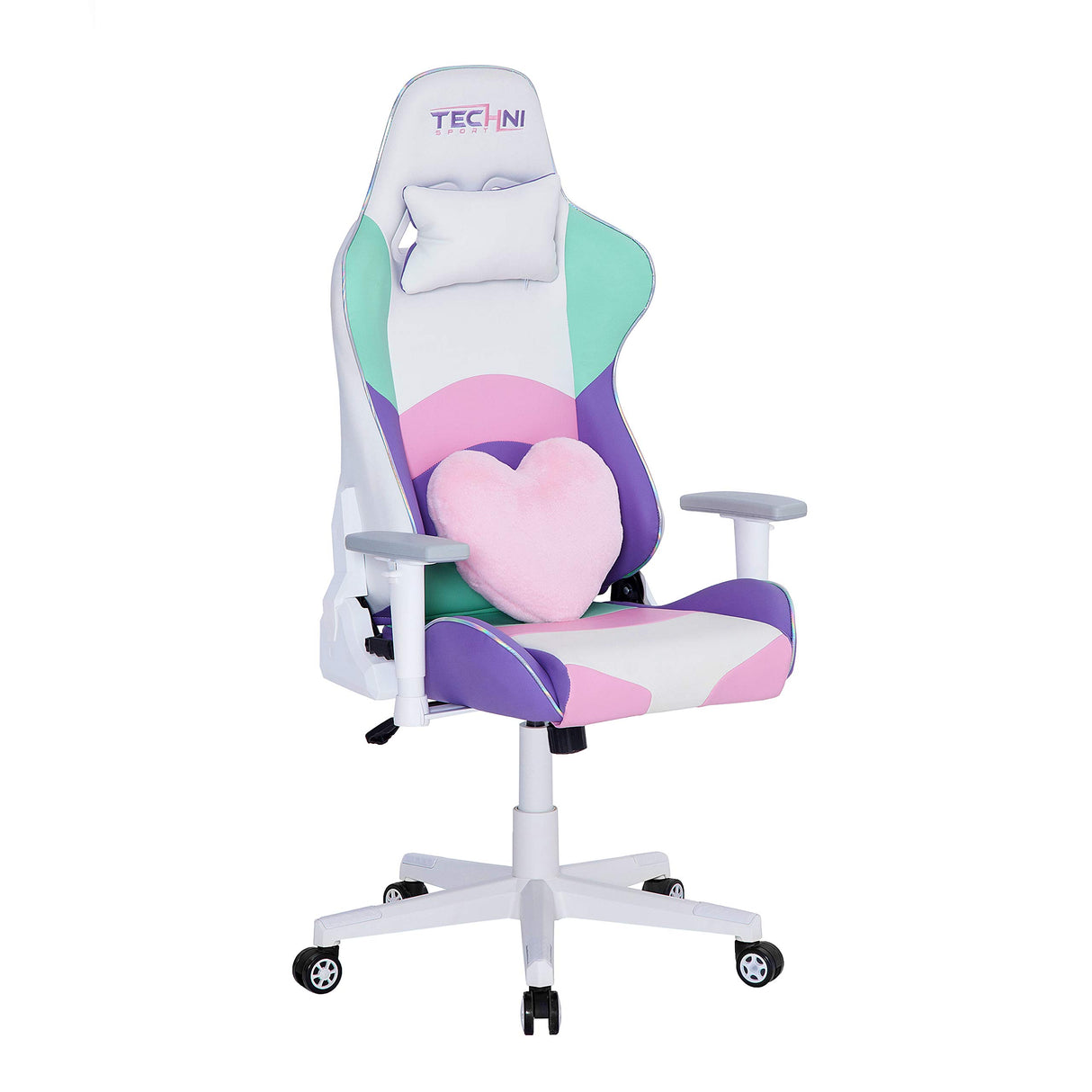 Kawaii Gaming Chair - Ergonomic Office Chair with Memory Foam Lumbar Support