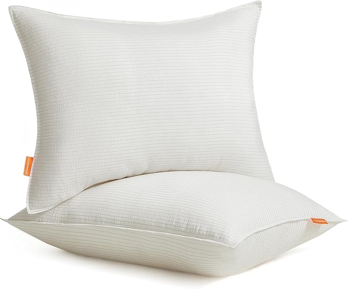 Bed Pillows Queen Size Set of 2, Down Alternative Hotel Pillow