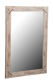W60XDP3XH90 cm Sized Solid Wood Made Wall Mirror