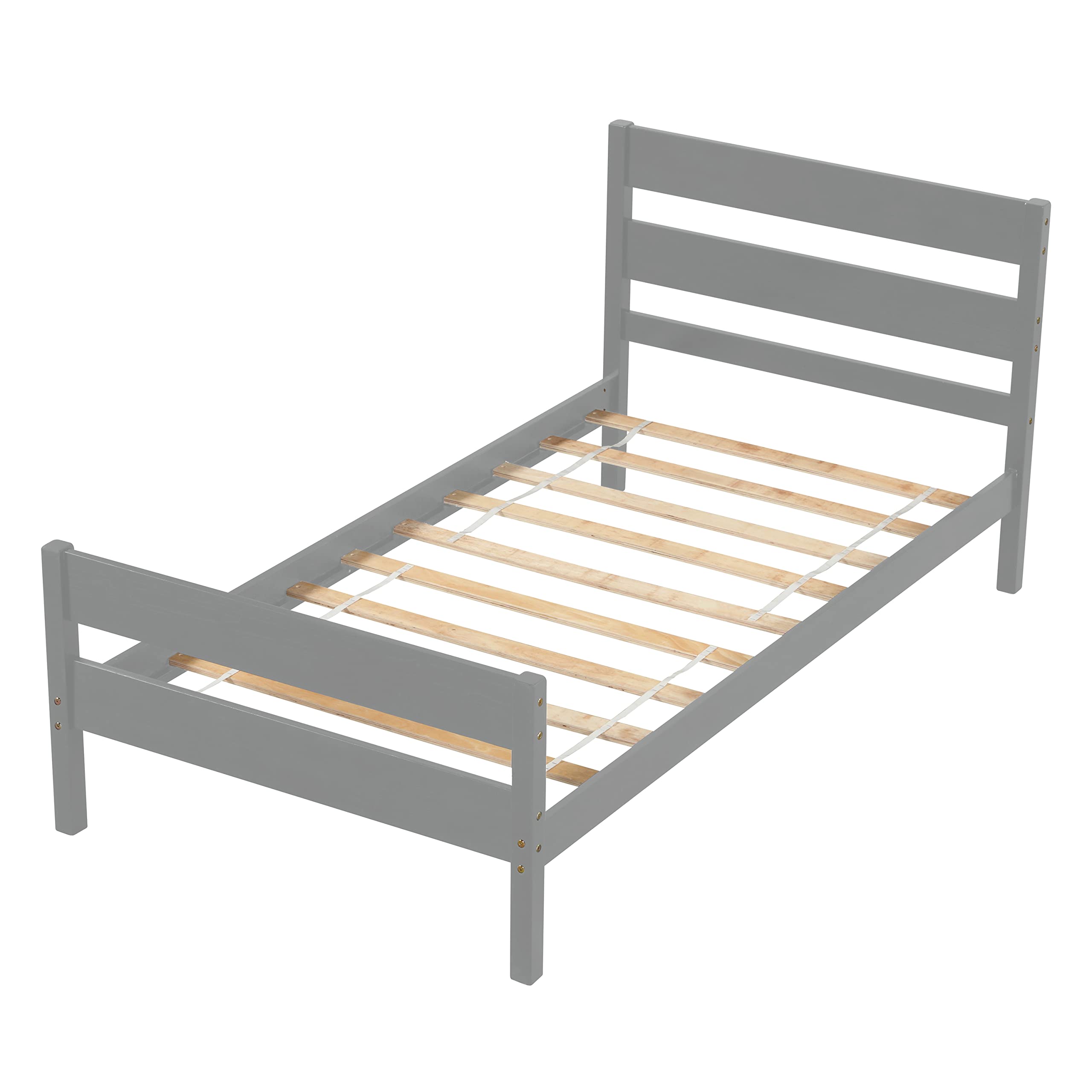 Twin Bed Frame,Wood Twin Size Platform Bed Frames