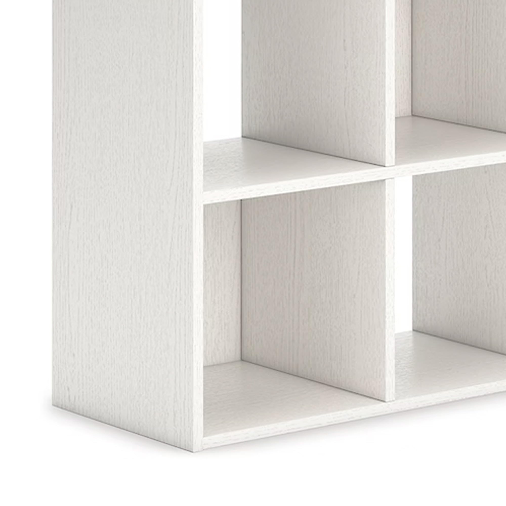 BM296522 35 in. Lizy 9 Cube Storage Compartments Bookcase Organizer White