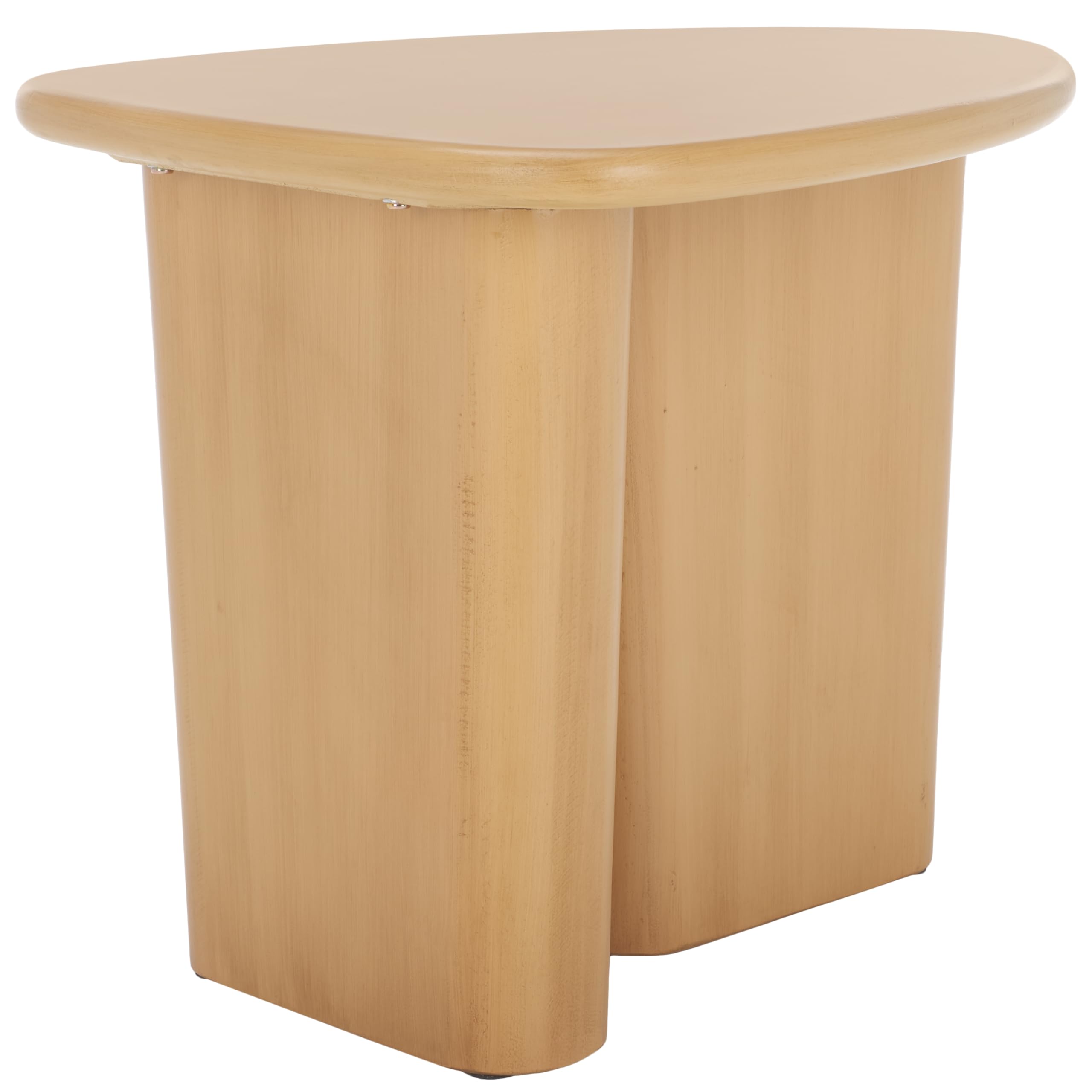 Home Collection Alala Natural Brown End Table for Living Room Bedroom