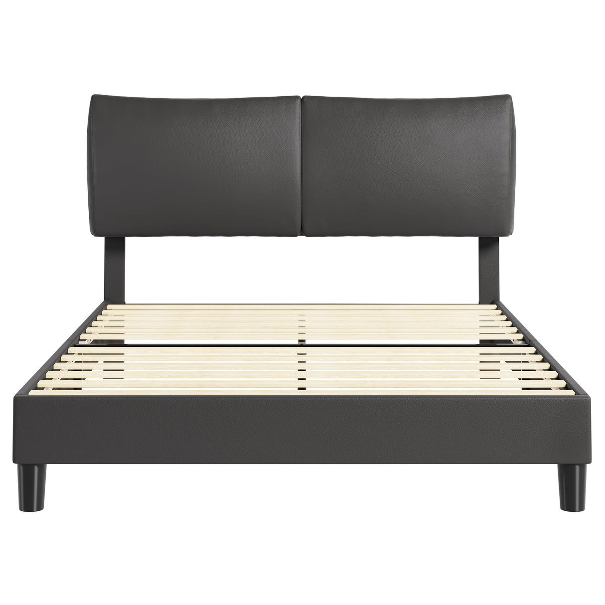 Queen Bed Frame with Headboard, Upholstered Bed Frame Queen