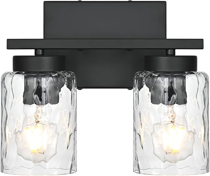 5 Light Bathroom Vanity Lighting Fixtures Farmhouse Black Wall Lamp Light
