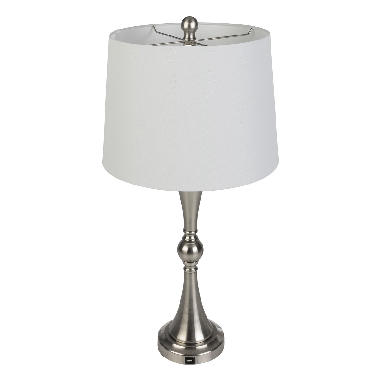 Set of 2 Table Lamps - Lamps with USB Charging Ports, Touch Control