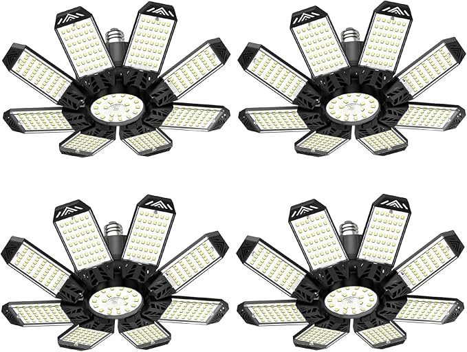 Garage Light - 2 Pack 260W 26000LM Garage Lights Ceiling LED