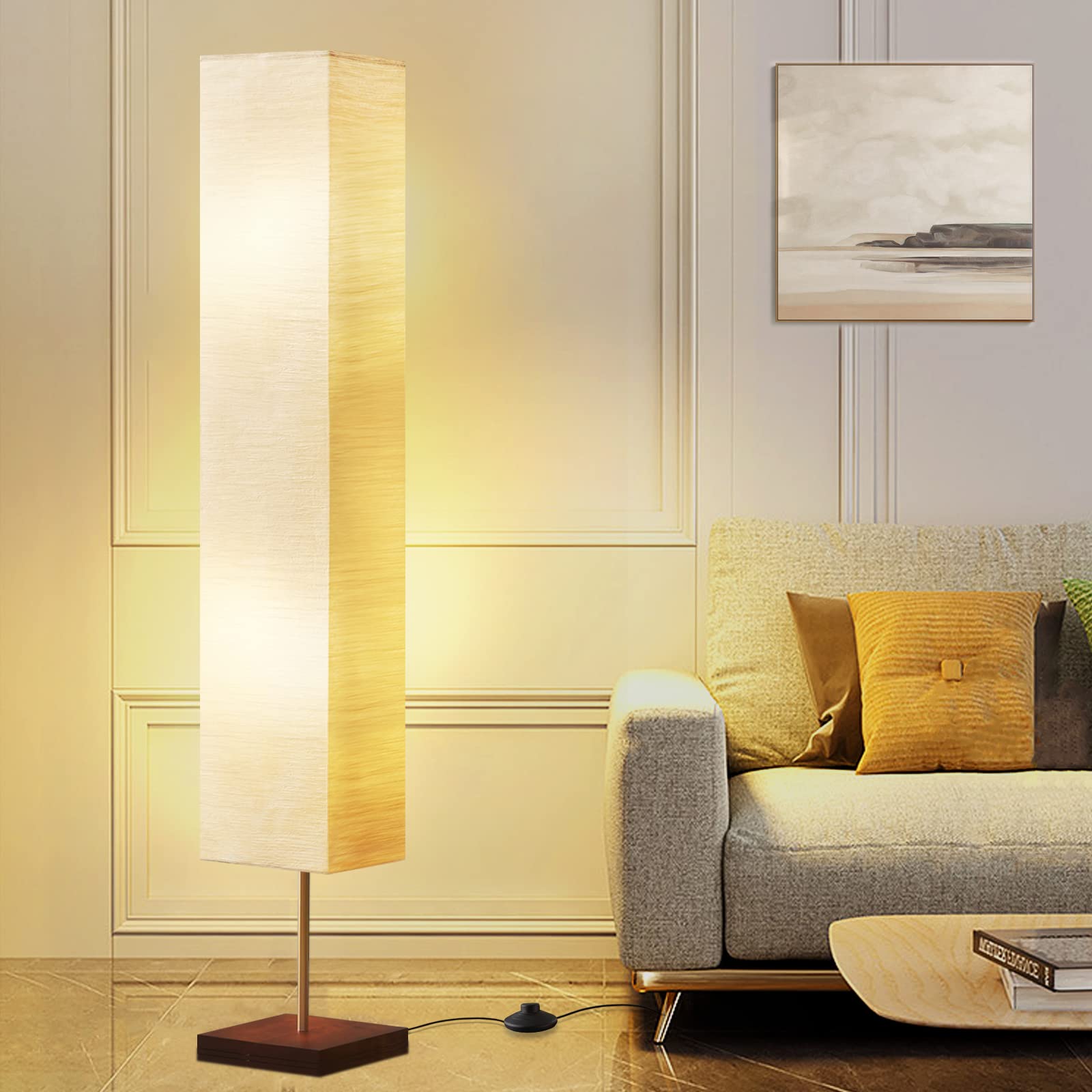 Lamp for Living Room, Led Floor Lamp Column Floor Lamp Standing Lamp Corner