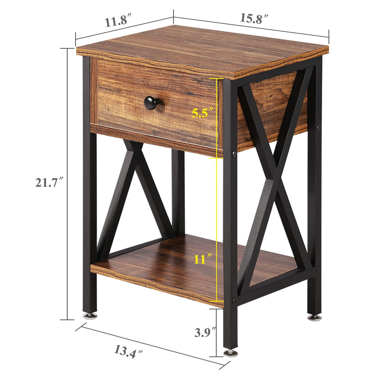 Night Stands for Bedroom Nightstand Bedside End Tables