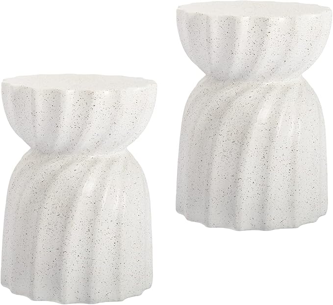 Outdoor Side Table, 19" H Outdoor Accent End Table, Patio Side Tables