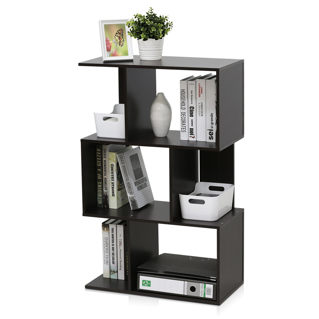Simply Modern 3-Tier Open Book Shelf