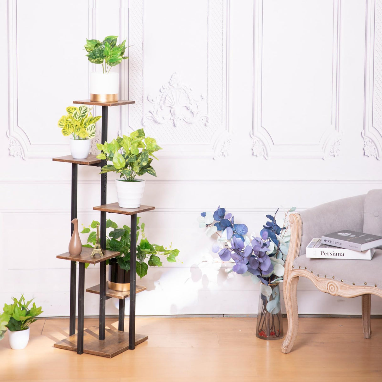 PlantHaven 5-Tier Space Saving Indoor Plant Stand