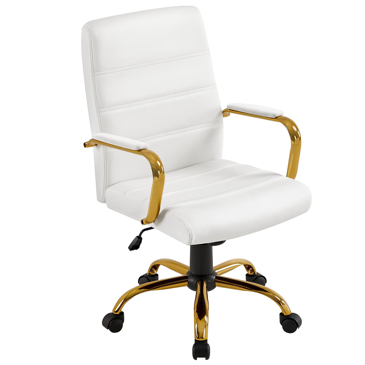 Mid-Back Executive Office Chair with Lumbar Support