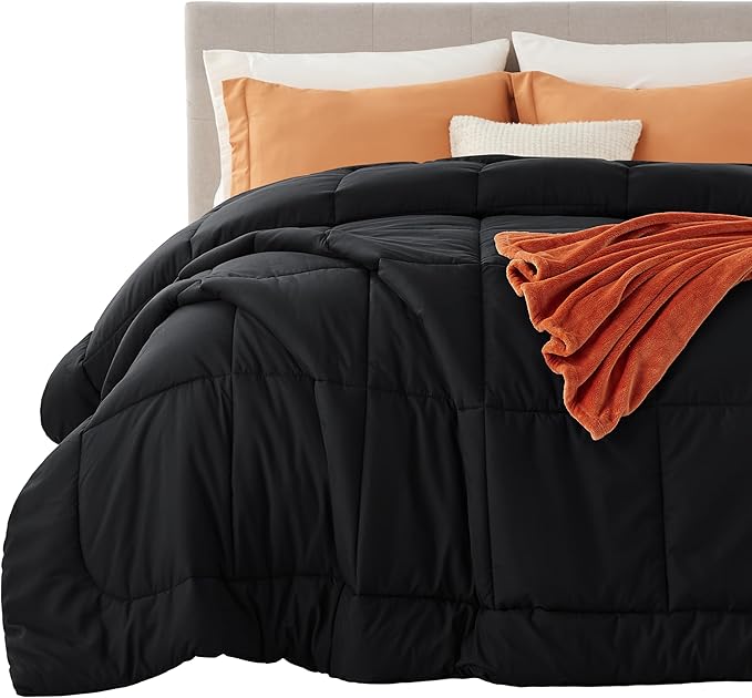Comforter Duvet Insert - Quilted Comforters King Size, All Season Duvet