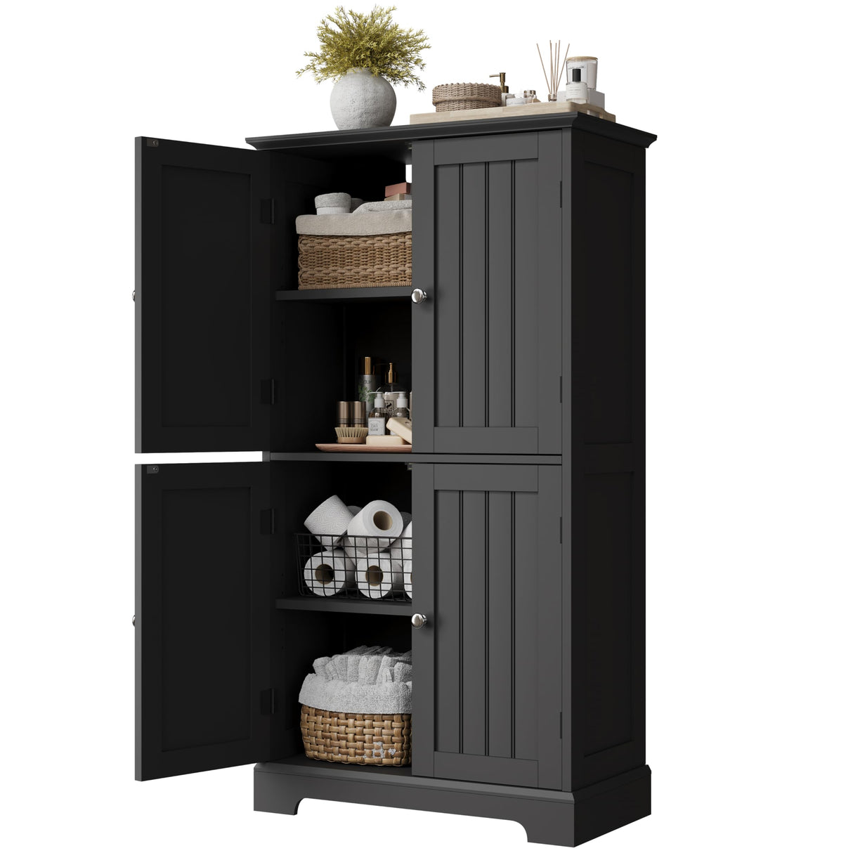 Bathroom Floor Cabinet, Modern Bathroom Storage Cabinet