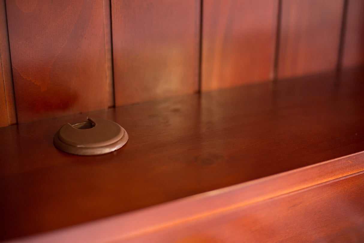 OS Home and Office Furniture Model 82823K3-22, Solid Pine Full Daybed with 3 Sturdy Drawers and a Twin Sized Trundle in Rich Merlot