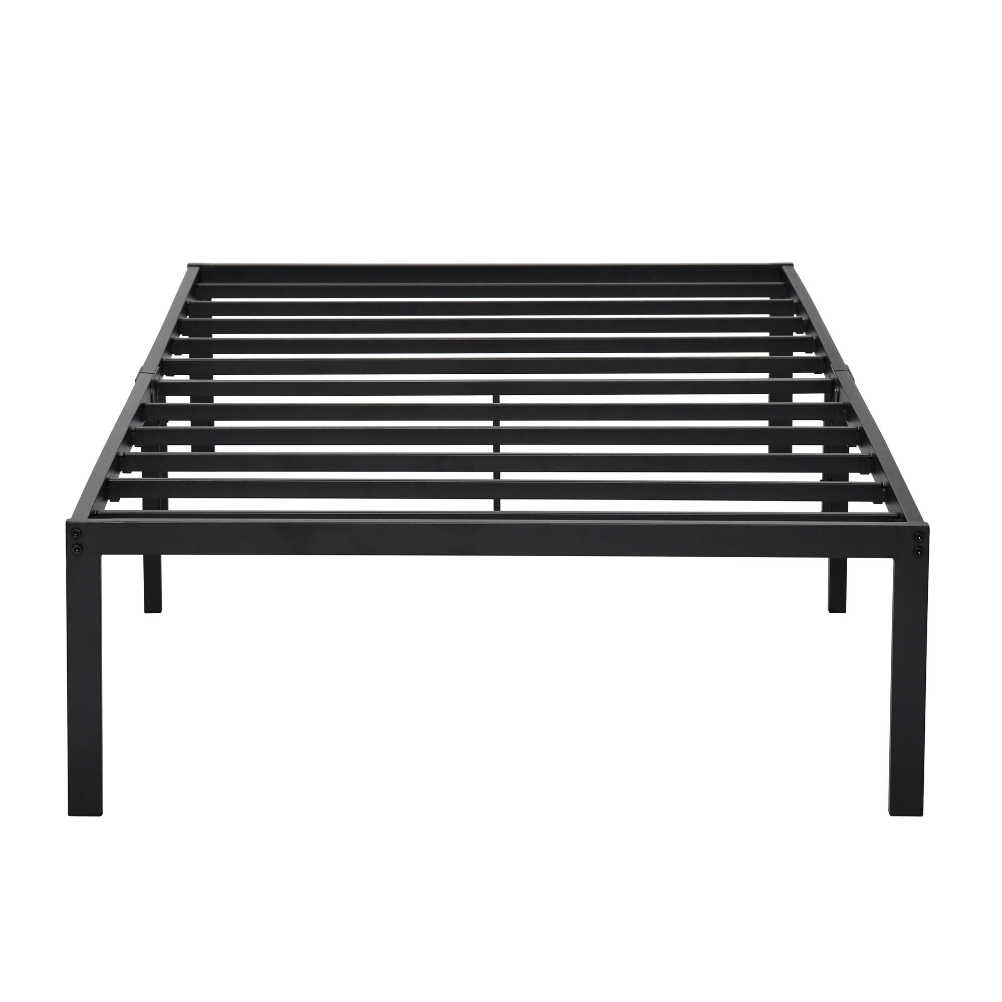 16 Inch Heavy Duty Metal Platform Bed Frame, Twin, Black