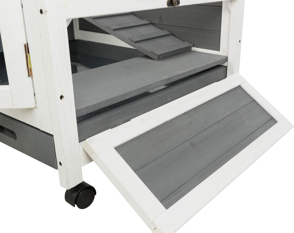 Natura Small Indoor Rabbit Hutch, Pet House for Rabbits and Guinea Pigs