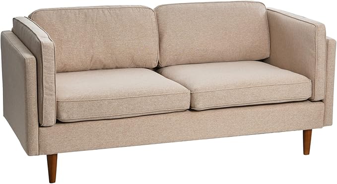 Atley High Sided Sofas, Mid-Century Grey